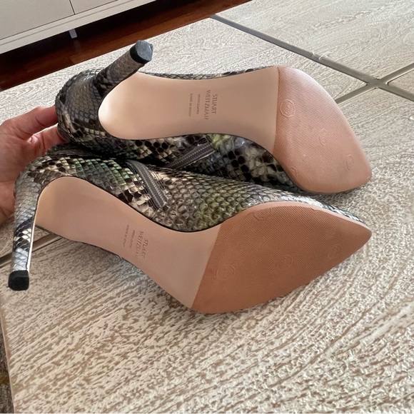 🐍Worn Once Stuart Weitzman Python Booties🐍 - Picture 12 of 14